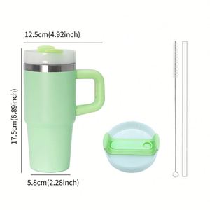 Vaso Térmico Personalizado de 14 oz con Asa, Mini Termo Infantil, Vasos Térmicos, Botella de Agua Infantil de Acero Inoxidable Libre de BPA - Product Image 4