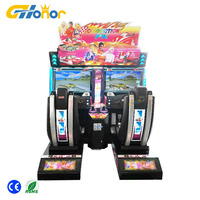 Machine d'arcade HD Twins Outrun pour parc d'attractions, simulateur de jeu de conduite automobile, machine à monnayeur
