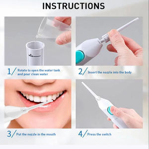 Herramienta de Limpieza Bucal Portátil de Plástico para el Hogar, Irrigador Oral, Hilo Dental de <span class=keywords><strong>Agua</strong></span> a Presión Manual - Product Image 6