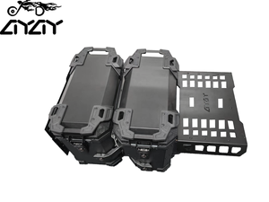 Sacoche latérale de moto en aluminium 38L, accessoires de bagages, boîte latérale pour moto, échappement de moto - Product Image 4
