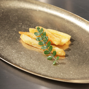 Plato para servir de acero inoxidable y dorado Vintage para <span class=keywords><strong>restaurante</strong></span>, brochetas para barbacoa, bandeja de <span class=keywords><strong>Sushi</strong></span>, platos grandes y poco profundos de almacenamiento de alimentos retro para Cocina - Product Image 6