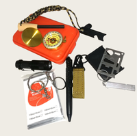 Randonnée Voyage D'urgence Tour Sac De Sauvetage Outils De Survie Portable En Plein Air Gear Kit Camping Équipement Accessoires