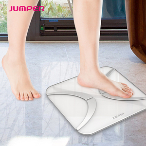 <span class=keywords><strong>Balance</strong></span> électronique JPD-BFS100 avec pourcentage <span class=keywords><strong>de</strong></span> <span class=keywords><strong>graisse</strong></span> corporelle, utilisation en salle <span class=keywords><strong>de</strong></span> bain avec application - Product Image 4