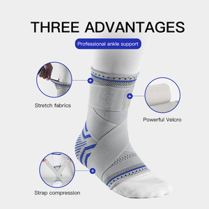 Compresión elástica ajustable <span class=keywords><strong>Tobillo</strong></span> <span class=keywords><strong>Soporte</strong></span> Brace Guard Wrap <span class=keywords><strong>Vendaje</strong></span> <span class=keywords><strong>de</strong></span> protección cómodo <span class=keywords><strong>para</strong></span> correr Ciclismo Fitness - Product Image 3