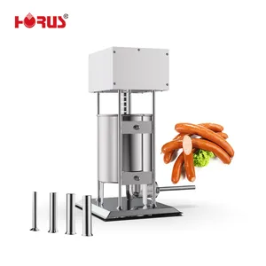 Máquina de enchimento de linguiça 15l, máquina industrial automática de enchimento de linguiça