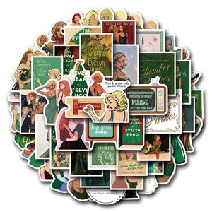 55 pièces sept maris d'Evelyn Graffiti autocollants guitare décoré autocollant PVC étanche autocollants - Product Image 3