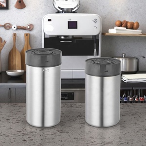 Top Seller ABS coperchio in acciaio inox cibo conservazione lunga durata della batteria elettrico <span class=keywords><strong>sottovuoto</strong></span> contenitore per caffè/fagioli/latte artificiale - Product Image 1