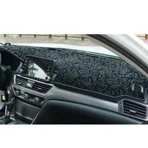 Honda 10th accord 2018 2019 2020 için polyester araba dashboard arka pencere mat anti-yansıtıcı halı halı 2021 2022 paspaslar kapak