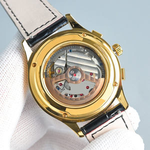 Reloj Mecánico Automático Cronógrafo de Calendario Perpetuo de Alta Calidad Deportivo de Lujo Personalizado con Visualización de Fase Lunar Unisex - Product Image 6