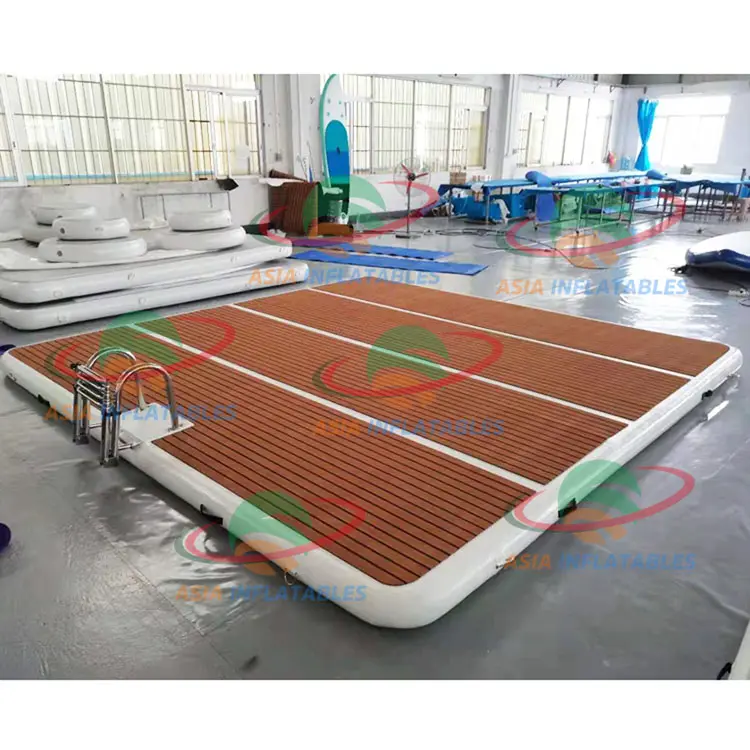 Dropstitch PVC gommone banchine water leisure floating lift jet ski dock platform per barca