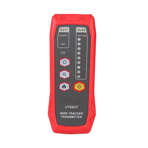 Traceur de câbles réseau intelligent UT683KIT avec détection longue portée de 500 mètres, résistance aux interférences CA, détection de fils sous tension UN/UT - Product Image 4