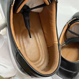 Zapatillas de cuero genuino de gran tamaño para hombre, planas, informales, para skate, unisex, ligeras, con suela de goma antideslizante, EVERGREEN, talla grande - Product Image 4