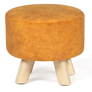 Pouf <span class=keywords><strong>Sgabello</strong></span> Rotondo Moderno <span class=keywords><strong>a</strong></span> 4 Gambe di Alta Qualità per Bambini - Product Image 5