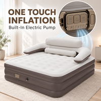 Matelas Gonflable Multicolore Tout Usage avec Dossier – Nouveau Mobilier de Maison pour une Séjour Confortable au Parc