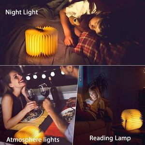 אור ספר, 3 צבעים, מנורת לילה חכמה LED, מנורת ספר מתקפלת ניידת, פנס נייר דקורטיבי לספרים, לעיצוב הבית, למשרד ולמסיבות - Product Image 5
