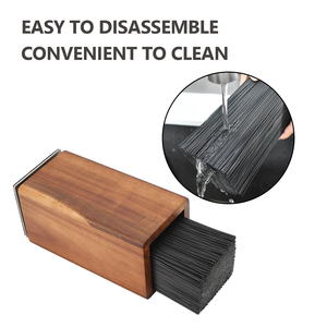 Bloc à couteaux rotatif en bois avec bande PP, organisateur de rangement durable en bois massif pour couteaux de cuisine, écologique pour la maison et la cuisine - Product Image 3