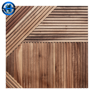 Mosaico de Madera de Nogal Negro Americano, Obra Maestra Arquitectónica, para Revestimiento de Paredes de Lujo en Salas de Estar de <span class=keywords><strong>Penthouse</strong></span> Exclusivos - Product Image 4