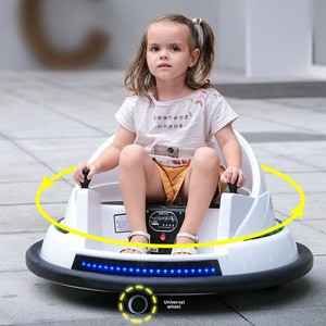 <span class=keywords><strong>Auto</strong></span> Elettriche 12V per Bambini da <span class=keywords><strong>2</strong></span> a 4 Anni, Veicoli per Parchi Divertimento con Telecomando, Rotazione a 360 Gradi con Luci - Product Image 1
