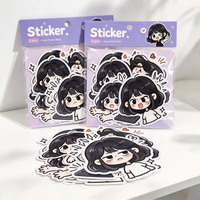 Lot de 100 autocollants décoratifs découpés sur mesure pour vélo, autocollants personnalisés en vinyle PVC aléatoires, esthétique Kawaii