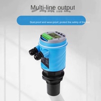 Transmetteur de niveau à ultrasons, précision classe 05, protection IP68, mesure de liquides, anti-interférence intelligent, affichage sur site