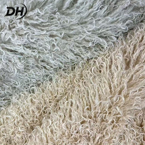 Tissu en polaire Sherpa bouclé longue boucle en gros, respirant, tricoté, 100 % polyester, anti-peluchage, pour jouets en peluche et poupées - Product Image 3