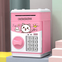 Hucha Electrónica para Niños, Caja Fuerte con Contraseña, Banco de Ahorros Automático, Hucha Inteligente, Mini ATM, Regalo de Cumpleaños, Juguetes OEM