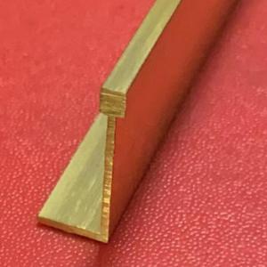 Latão Perfis Latão Nosing Custom Size <span class=keywords><strong>Brass</strong></span> Bar Anti Skid Strip para Escadas - Product Image 2