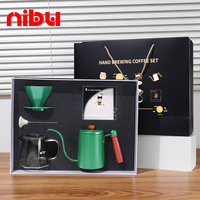 Ensemble de moulin à café manuel NIBU, outils de préparation à la dérive personnalisés, coffret cadeau, kit de préparation à la dérive pour débutants et professionnels