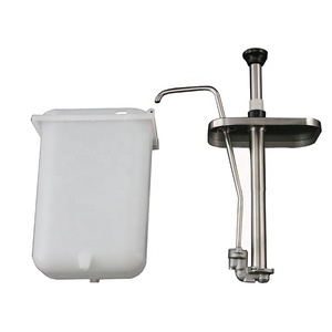 Dispensador de Salsa de Tomate de Acero Inoxidable, Contenedor de PP de 3 Litros, Utensilios Ecológicos, Dispensador de Salsas Práctico para Restaurantes <span class=keywords><strong>HV</strong></span> - Product Image 3