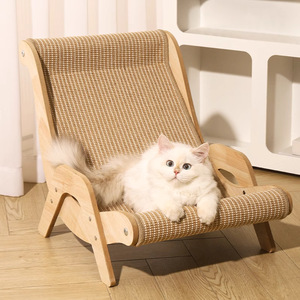 <b>Cat</b> Lounge Chair Sisal <b>Scratching</b> <b>Post</b> Durable <b>Cat</b> Bed Sofa Recliner <b>For</b> <b>Cats</b> - Product Image 1