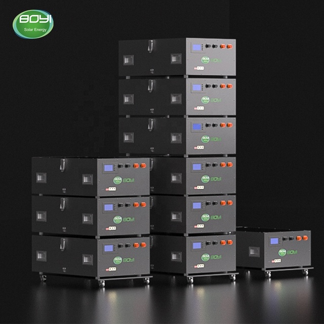 Rechargeable Solar Lifepo4 Battery 48v 100ah 200ah Battery Power Bank for Home