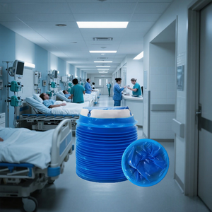 Venta al por mayor de bolsas de plástico azul para vómitos de 1000ml, bolsas desechables para vómitos y náuseas para viajes en coche - Product Image 4