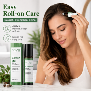 Huile de Ricin ODM en Roll-on pour la Croissance Capillaire, Traitement Réparateur et Fortifiant pour Cheveux Fins, Huile Essentielle pour le Cuir Chevelu, Marque Privée - Product Image 1