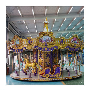 Carrusel de 36 Asientos - Fácil Instalación, Luz LED Duradera, Atracción Temporal para Eventos de Carnaval - Product Image 1