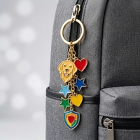 Pendentifs de sac, cadeaux, porte-clés en métal personnalisés avec LOGO, créez votre propre design, ensembles de porte-clés en métal pour décorations de sacs, porte-clés