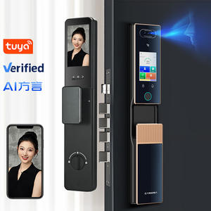 Rumah pintar 3D otomatis penuh, pengenalan wajah sidik jari kunci pintu pintar Cerradura De Puerta cerdas Buka kunci aplikasi Tuya - Product Image 2