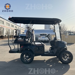 Classic <strong>Black</strong> 4 Seater Club Golf Cart Dune <strong>Buggy</strong> off Road Hunting Gas CE Certified 90km Range - Product Image 5