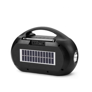 Kisonli – haut-parleur solaire sans fil Portable pour Sports de plein air, pour la maison, Radio, <span class=keywords><strong>Audio</strong></span>, carte TF, téléphone, lecteur de musique MP3 - Product Image 4