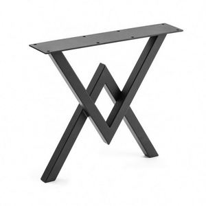 Pieds de table à manger modernes en acier forgé sur mesure pour restaurant, hôtel, hôpital, cuisine, extérieur, école - Product Image 2