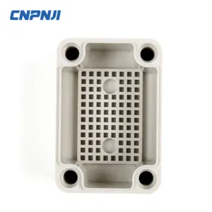 Caja de plástico abs para pc, caja de conexiones impermeable ip67 con tornillo, tamaño personalizado