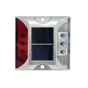 <span class=keywords><strong>Reflector</strong></span> de Marcador de Entrada de Vehículos, Tachuela de Carretera de Alta Visibilidad, Tachuelas Solares LED para Carreteras Exteriores - Product Image 1