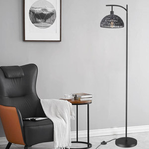 Lampada da Terra Moderna Wabi-Sabi con Paralume in Legno Plissettato Bianco, Sorgente Luminosa LED, Alimentazione Elettrica per Arredamento Casa e Soggiorno - Product Image 4