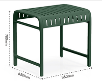 LIVRAISON AUX ÉTATS-UNIS Ensemble de table et de chaises en plastique d'extérieur résistant aux intempéries pour 10 personnes, moderne, pour villa et jardin |   En stock, expédition immédiate
