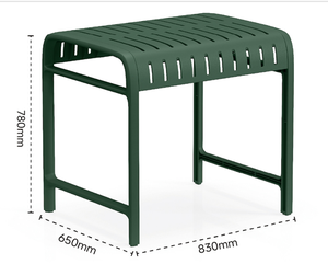 USA DELIVERY Modern Weather Resistant 10-Seater Outdoor <b>Plastic</b> <b>Table</b> Chair Set for Villa & <b>Garden</b> | in Stock Ready Ship - Product Image 1