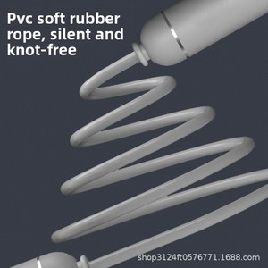 Corde à sauter en PVC pour enfants, corde professionnelle pour brûler les graisses, perte de poids, exercice aérobie - Product Image 4