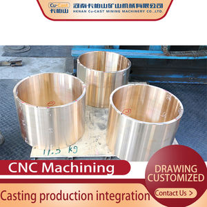 ZCuSn10Pb5 Trituradora de manga de taladro Cojinete de eje excéntrico Casquillo de bronce Casting de bronce hueco - Product Image 2