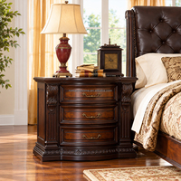 Lit capitonné gris américain haut de gamme avec tête de lit boutonnée, cadre en bois, taille King, mobilier de chambre pour maison de luxe