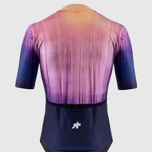 Maillot de cyclisme Zede élégant, respirant, imperméable, léger, imprimé multicolore, tendance, manches trois quarts, pour le cyclisme sur route - Product Image 2