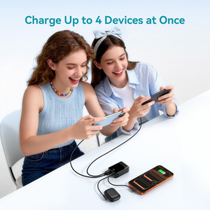 JOYROOM Mini Power Bank 22,5W 10000mAh avec câble <span class=keywords><strong>double</strong></span> intégré, Porte-clés - Product Image 5