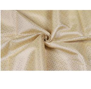 Tela de Brocado de Poliéster Brillante, Ecológica y Elegante, con Estampado Floral y Diseño Abstracto, para Vestidos Étnicos de Niñas, Material para Sarees y Manualidades - Product Image 1